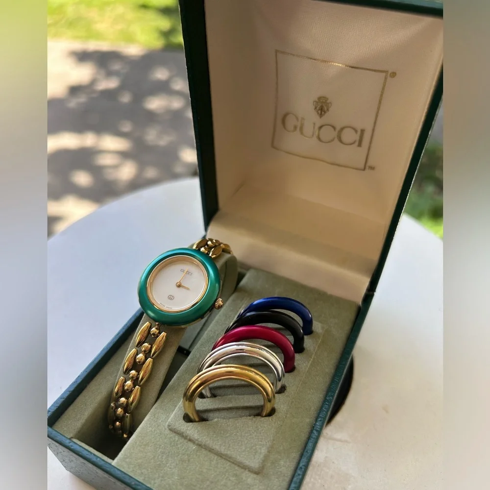 Absolutely beautiful Gucci Luxury Statement Piece Watch 14k gold plated
